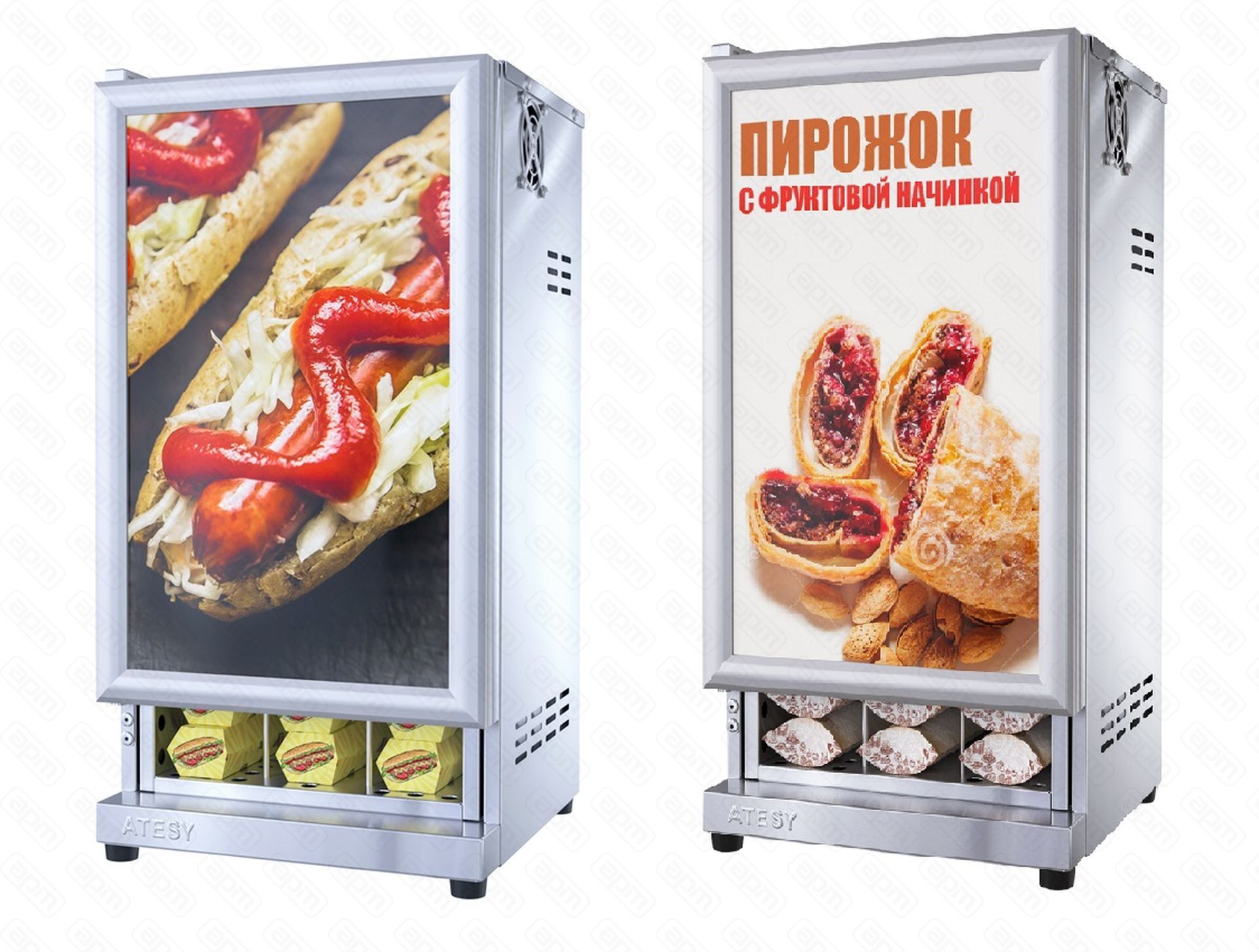 ШКАФ ТЕПЛОВОЙ ДЛЯ ПИРОЖКОВ И ХОТ-ДОГОВ ФИОЛЕНТ ШТХ-24-350350-01