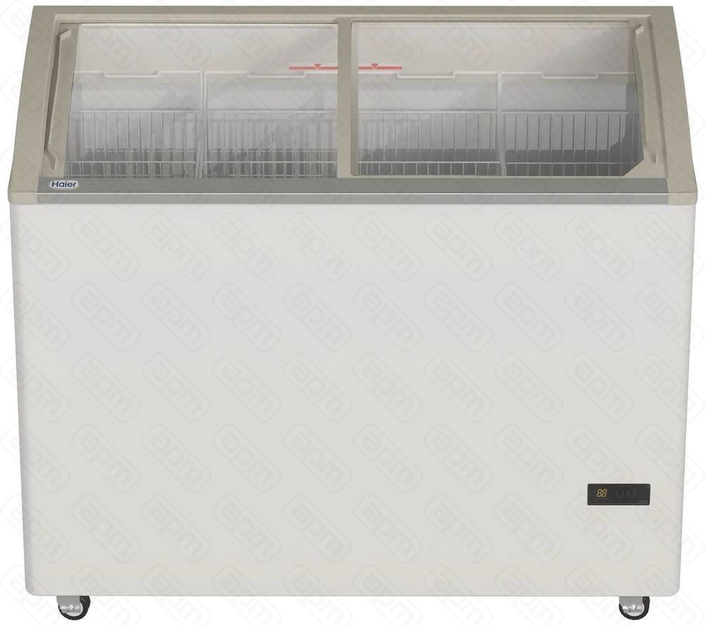 ЛАРЬ МОРОЗИЛЬНЫЙ HAIER SD-416AELUA ГНУТОЕ СТЕКЛО