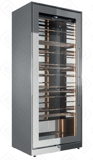 ШКАФ ВИННЫЙ СТАТ ENOFRIGO INFINITY STD LARGE ЧЕРНЫЙ  КОМПЛЕКТ ПОЛОК 12ШТ