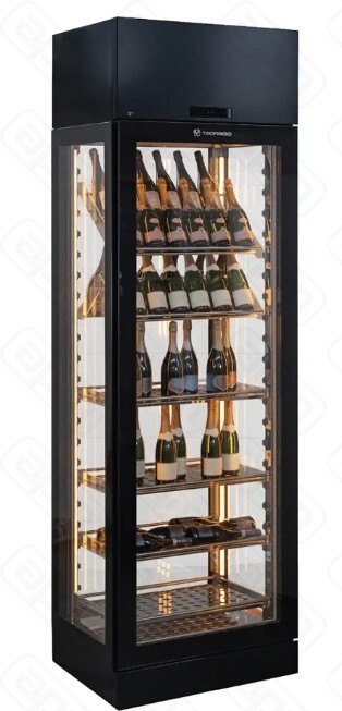 ШКАФ ВИННЫЙ ВЕНТTECFRIGO IMPERIAL 26 ЧЕРНЫЙ  ПОЛКИ VERTICAL НАБОР