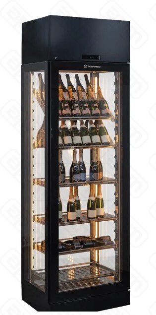 ШКАФ ВИННЫЙ ВЕНТTECFRIGO IMPERIAL 221 FG ЧЕРНЫЙ  ПОЛКИ VERTICAL НАБОР