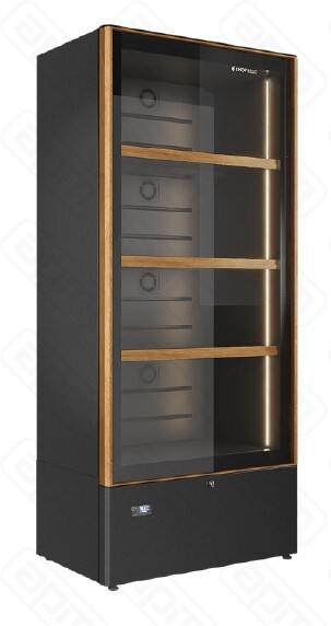 ШКАФ ВИННЫЙ СТАТ ENOFRIGO MIA FIT LARGE ЧЕРНЫЙ  КОМПЛЕКТ ПОЛОК 3ШТ