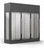 ШКАФ ВИННЫЙ ENOFRIGO WINE LIBRARY 20 WALL 3V DX-SX 3P H2200 VT F СЕРЫЙПОЛКИ R