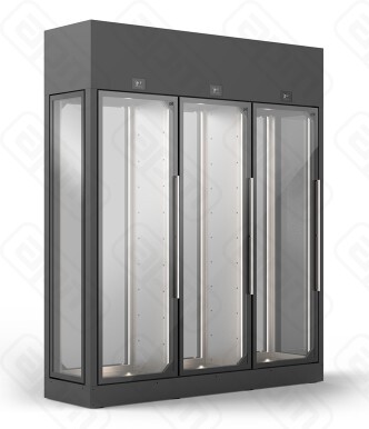 ШКАФ ВИННЫЙ ENOFRIGO WINE LIBRARY 20 WALL 3V DX-SX 3P H2600 VT F СЕРЫЙПОЛКИ R