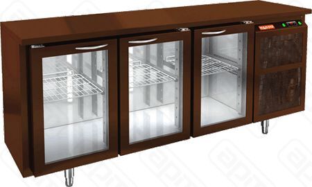 СТОЛ C ОХЛШКАФОМ СО СТЕКЛДВЕРHICOLD BNG 111 HT BAR