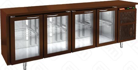 СТОЛ C ОХЛШКАФОМ СО СТЕКЛДВЕРHICOLD BNG 1111 HT BAR