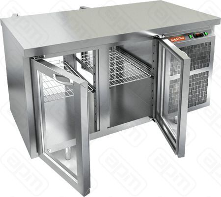 СТОЛ C ОХЛШКАФОМ СО СТЕКЛДВЕРHICOLD GNG T 11HT