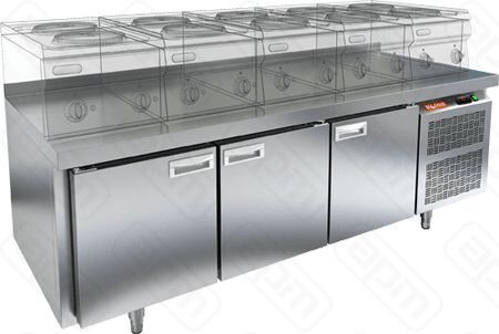СТОЛ С МОРОЗШКАФОМ HICOLD GN111BT LT
