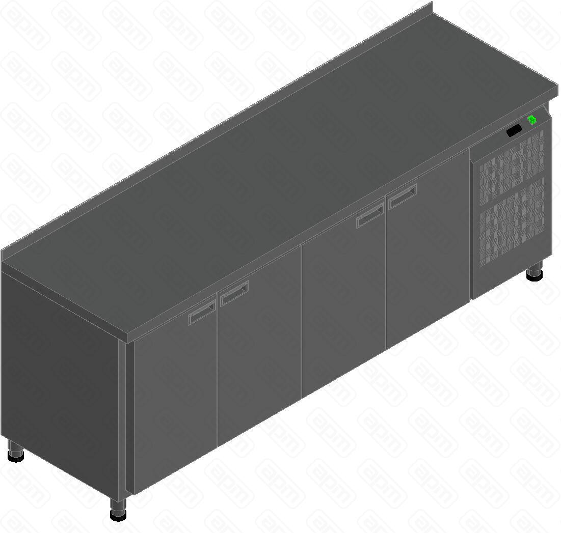 СТОЛ С ОХЛАЖДШКАФОМ HICOLD GN 1111 BR3 TN
