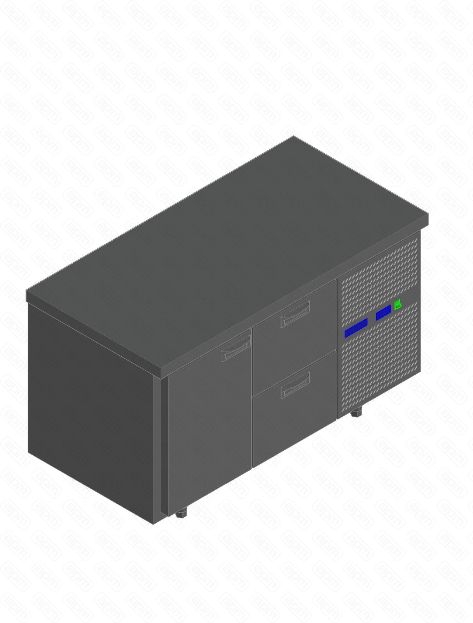 СТОЛ С ОХЛАЖДШКАФОМ HICOLD GN12TN О