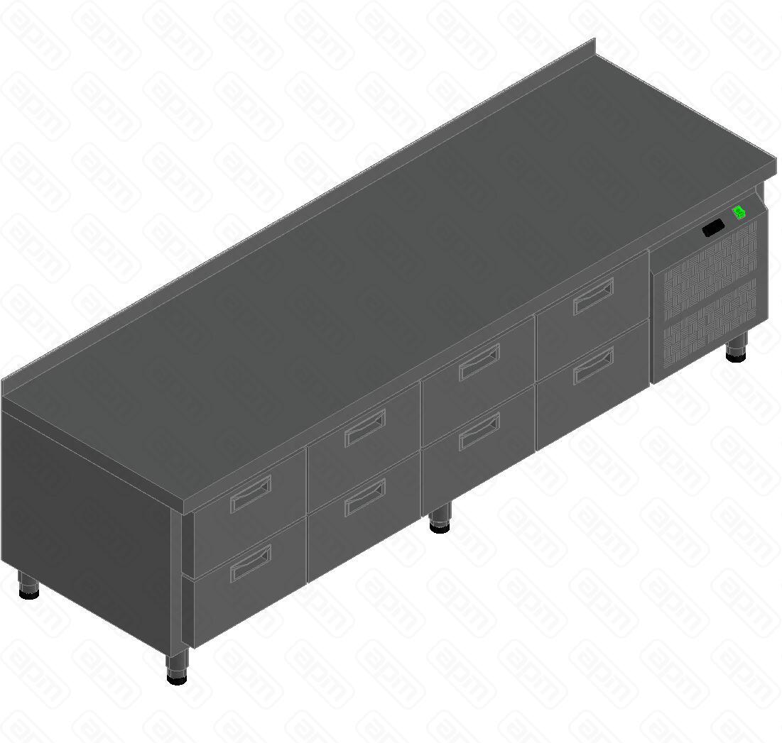 СТОЛ С ОХЛАЖДШКАФОМ HICOLD GN2222TN LT