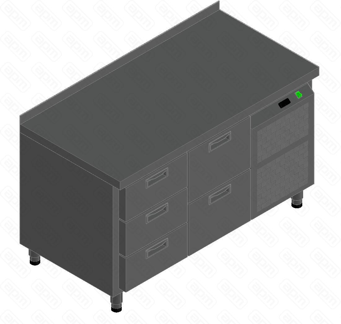 СТОЛ С ОХЛАЖДШКАФОМ HICOLD GN32TN
