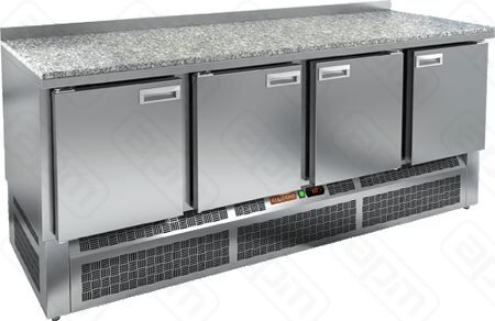 СТОЛ С ОХЛАЖДШКАФОМ HICOLD GNE1111TN КАМЕНЬ