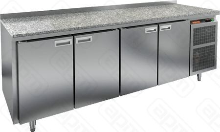 СТОЛ С ОХЛАЖДШКАФОМ HICOLD SN1111TN КАМЕНЬ