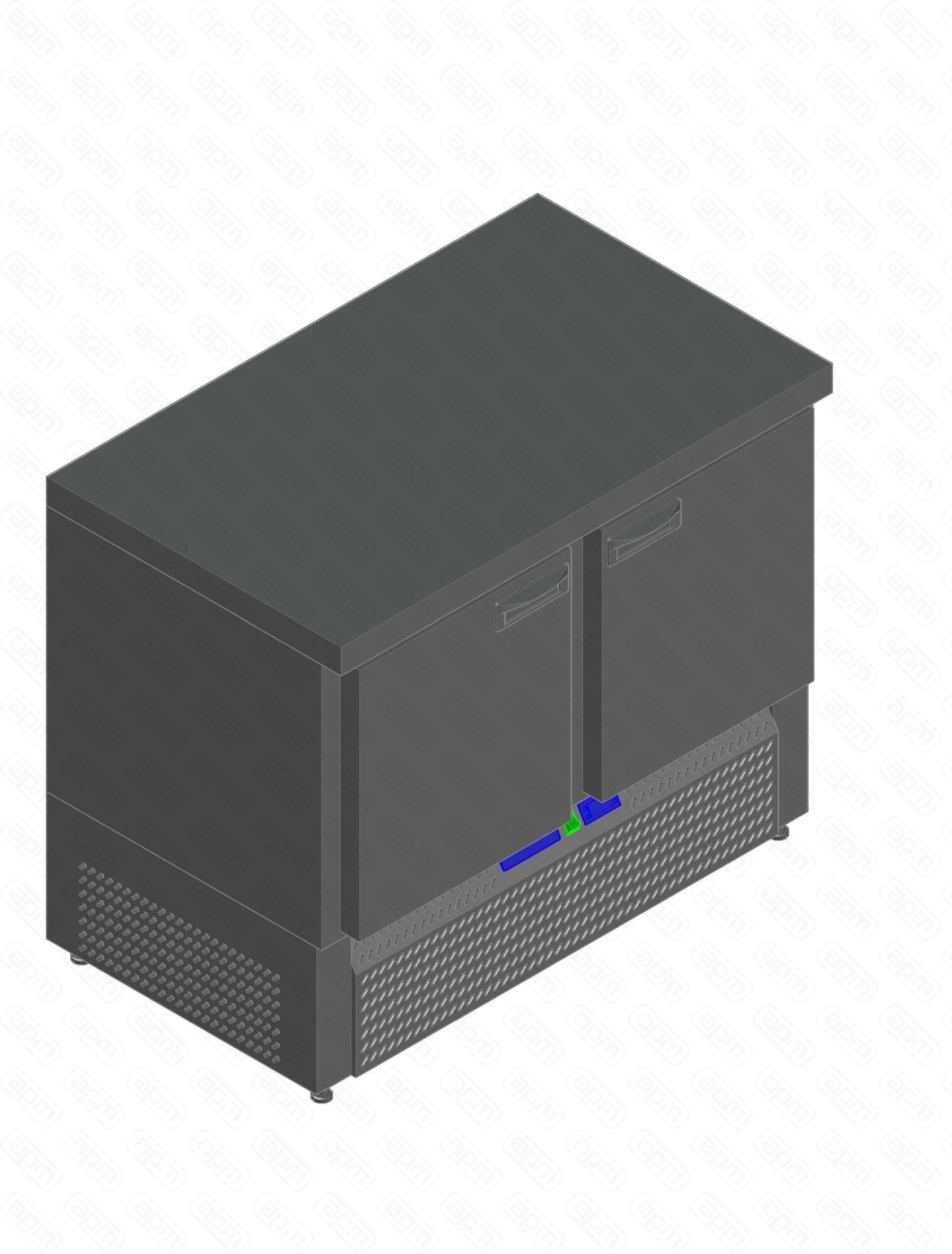 СТОЛ С ОХЛАЖДШКАФОМ HICOLD SNE 11TN O