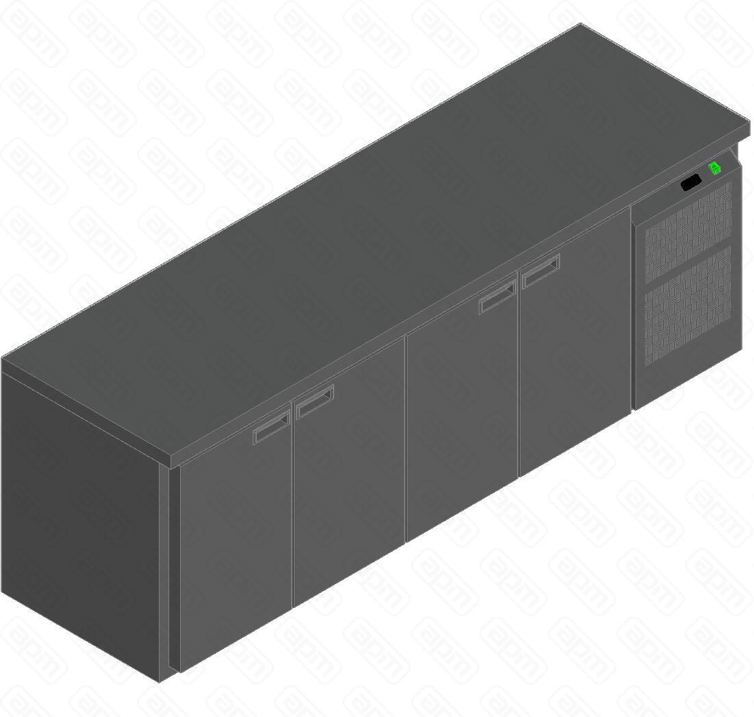 СТОЛ С ОХЛАЖДШКАФОМ HICOLD GN 1111 BR2 TN О