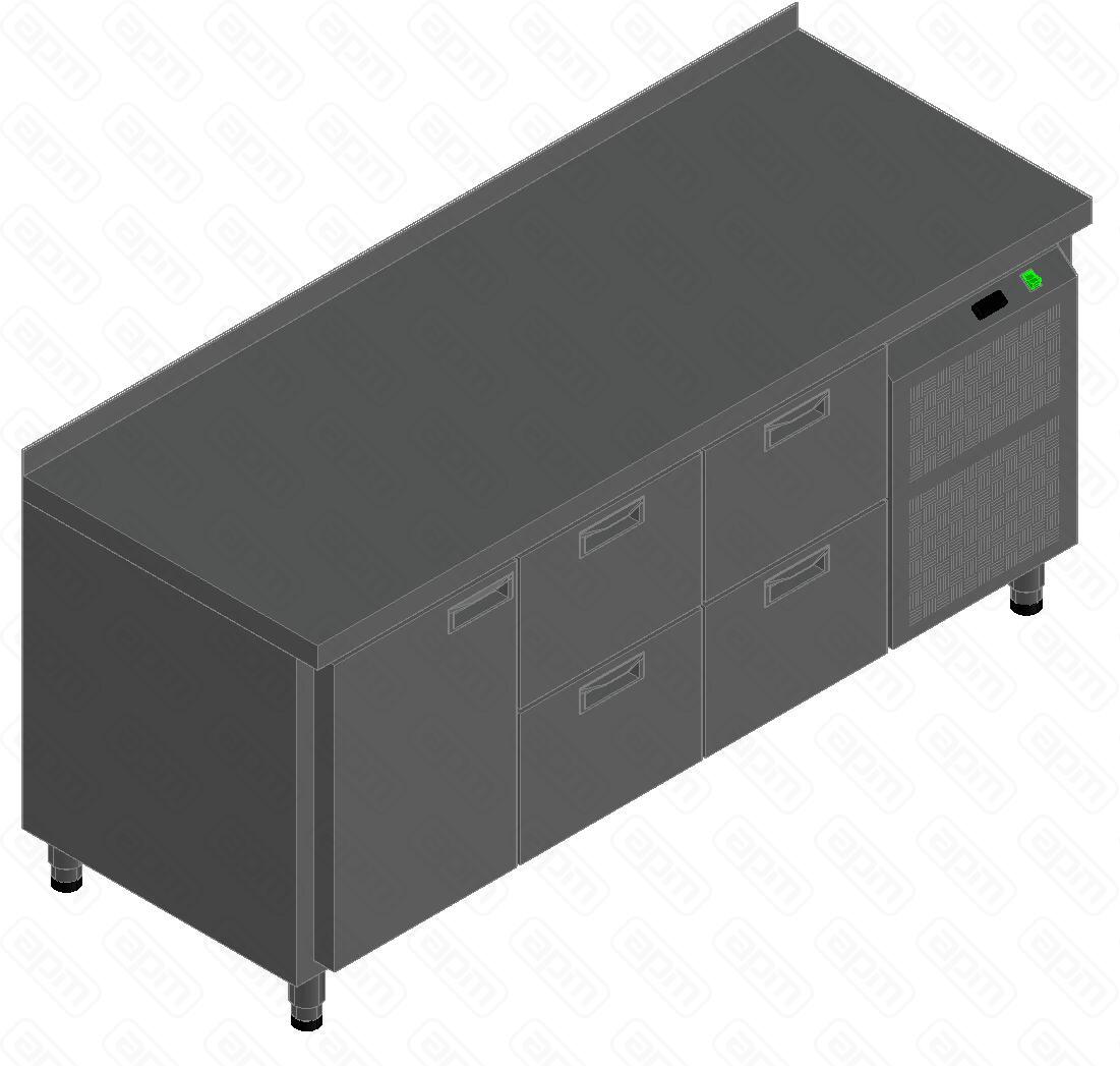 СТОЛ С ОХЛАЖДШКАФОМ HICOLD GN 121TN О З