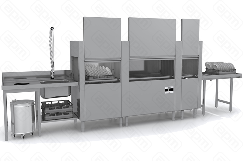 МАШИНА ПОСУДОМОЕЧНАЯ КОНВЕЙЕРНАЯ APACH CHEF LINE LTPT270 PWUR AYX2