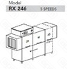 МАШИНА ПОСУДОМОЕЧНАЯ DIHR RX 246 AS SXDDESANDRA99MTHR10ДЕЛЕНИЕ 3 ЧАСТИ