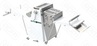 ТЕСТОРАСКАТКА ROLLMATIC R62-T12  ЛОТКИ ДЛЯ МУКИ SP62  НОЖ 100X350MM  НОЖ 180X85ММ