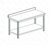 СТОЛ ПРОИЗВОДСТВЕННЫЙ APACH CHEF LINE LWT812SHU