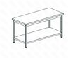СТОЛ ПРОИЗВОДСТВЕННЫЙ APACH CHEF LINE LWT825SH
