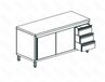 СТОЛ ПРОИЗВОДСТВЕННЫЙ ЗАКРЫТЫЙ APACH CHEF LINE LWC717SH2SDDR
