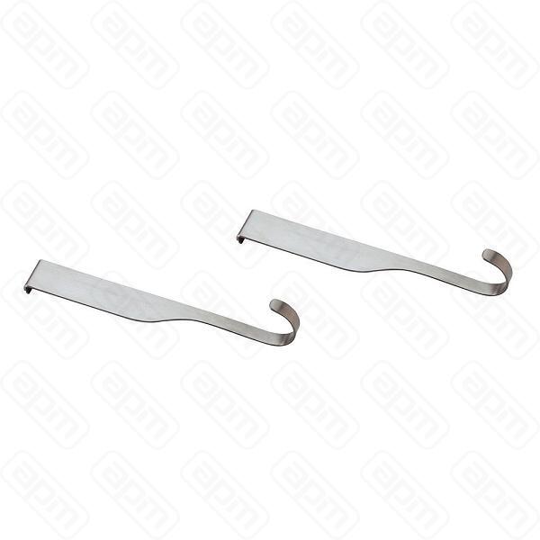 Набор крючков для инвентаря single 2 pcs нержсталь M30740