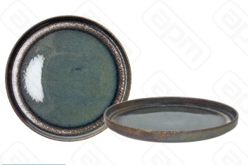 Блюдо с бортом 27 см BLOOM BLUE AND BROWN BM000268088