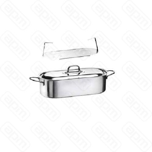 Котел рыбный 40см h108см с решеткой и крышкой серия Forno нержсталь 30888240