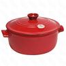 Кастрюля керамическая 40л d26см серия Flame цвет гранат 454034