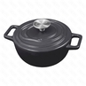 Кастрюля чугунная D22 AROMA CAST GREY 146740