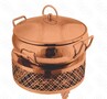 Мармит настольный чефиндиш круглый 7л Rose Gold Belle BE27 RG