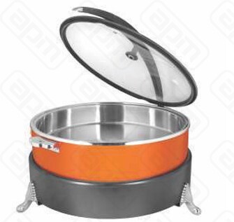 Мармит настольный чефиндиш круглый 65л Orange Poppins PPBOR6