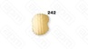ФОРМА LA MONFERRINA ДЛЯ P6P12 GOCCE RIGATE 13 MM 242 БРОНЗА