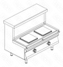 ПРИЛАВОК ДПЕРВЫХ БЛЮД KOGAST EP2GP-11L 56806