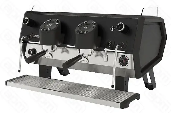 Кофемашина Sanremo D8 2 высокие гр Подсветка группCold Touch черная