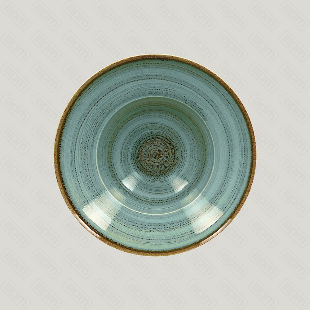 Глубокая тарелка RAK Porcelain Twirl Lagoon 320 мл 238 см