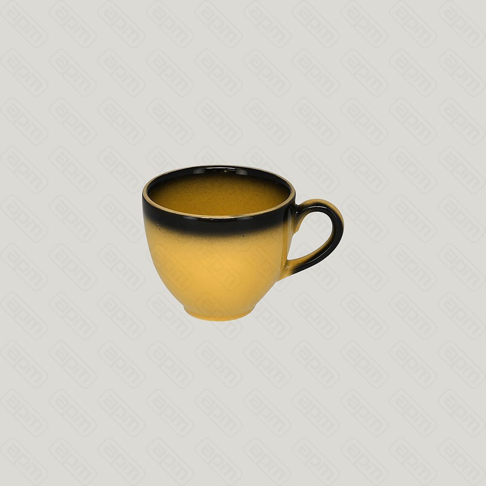 Чашка RAK Porcelain LEA Yellow 280 мл желтый цвет