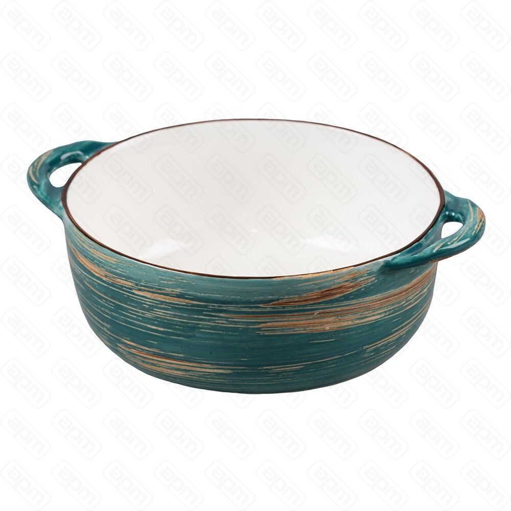 Чашка для супа Texture Dark Green Lines 1814555 см 580 мл PL Proff Cuisine