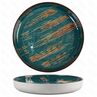 Тарелка с бортом Texture Dark Green Lines d 19526 см PL Proff Cuisine