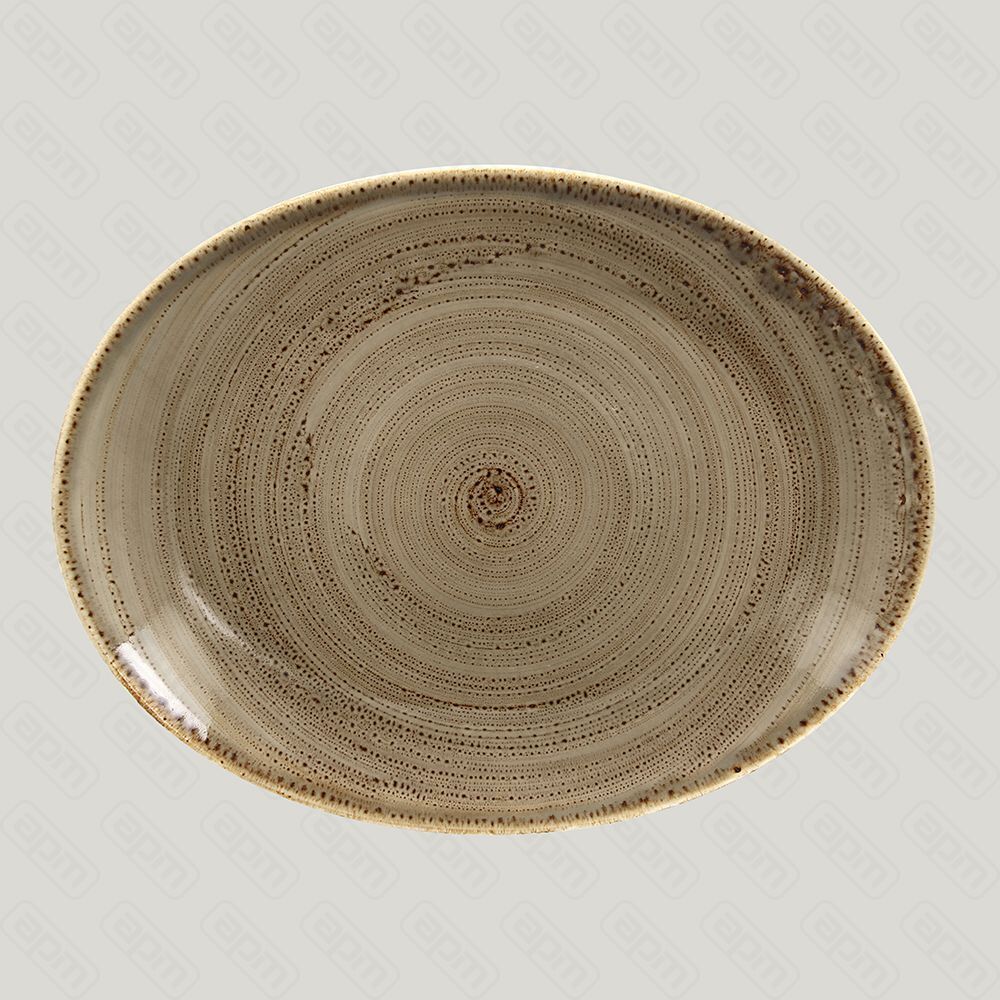 Овальная тарелка RAK Porcelain Twirl Alga 3627 см