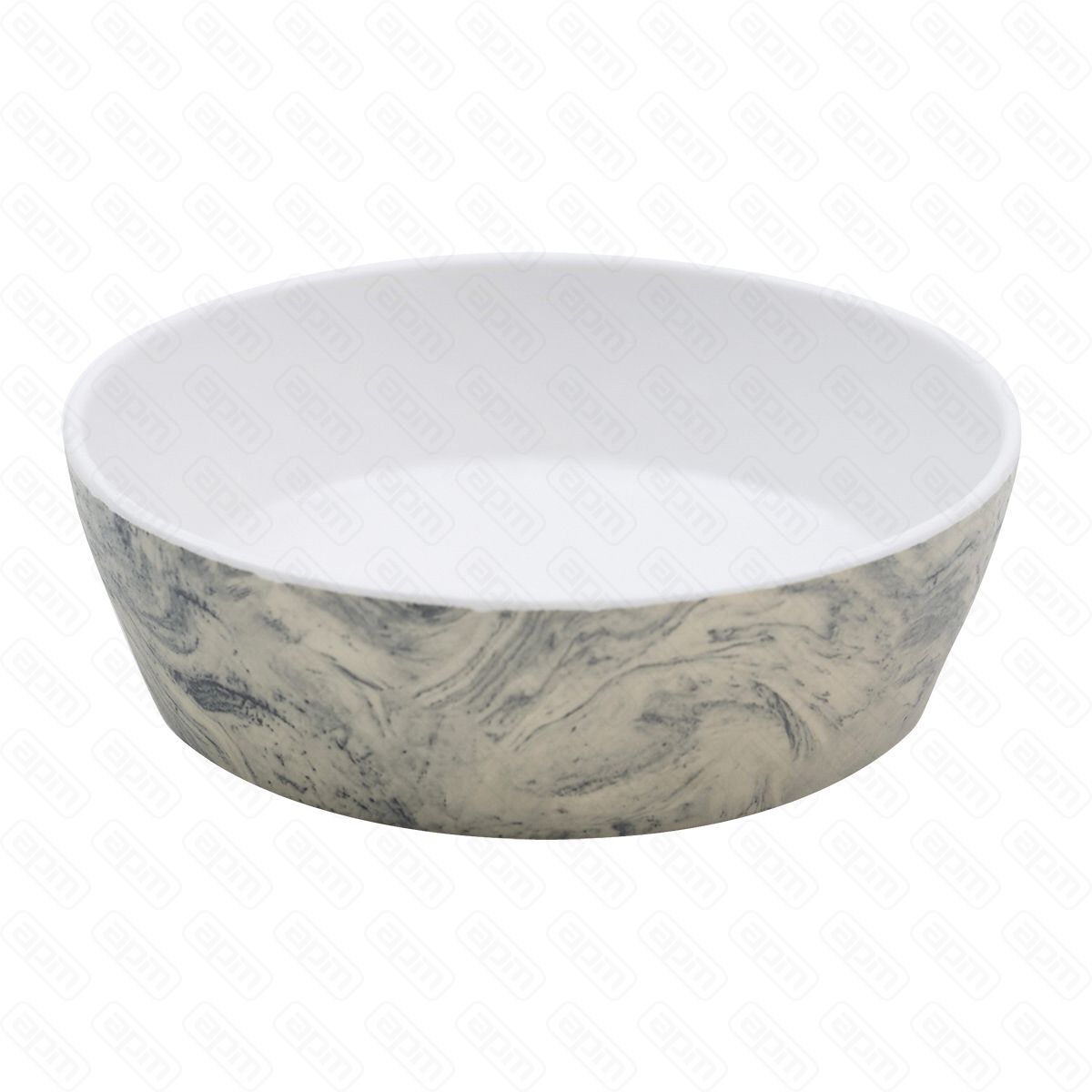 Салатник меламиновый 1853см  PL STREAMER GREY