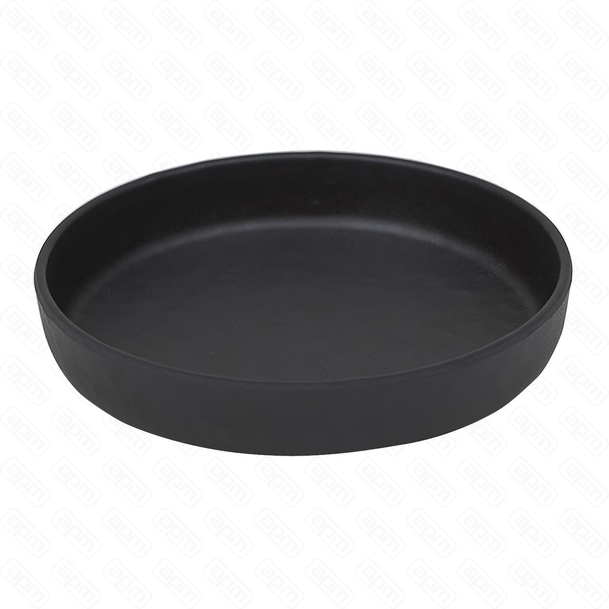 Блюдотарелка меламиновая  1226см  PL BLACK FINISH