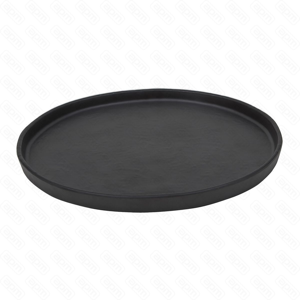 Блюдотарелка меламиновая 212см  PL BLACK FINISH