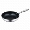 Сковорода 24 см h 45 см New Kitchen нерж с антиприг покр3-х слойная ИНДУКЦИЯ PL Proff Cuisine