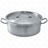 Кастрюля-котел c крышкойнизкая 10л 3212 сталь 180серия Kitchen Staff  PL-Proff Cuisine
