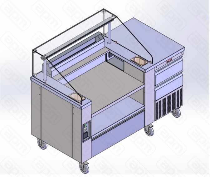 МОДУЛЬ МОБИЛЬНЫЙ APACH CHEF LINE LPSSС15RD21PLATTR15
