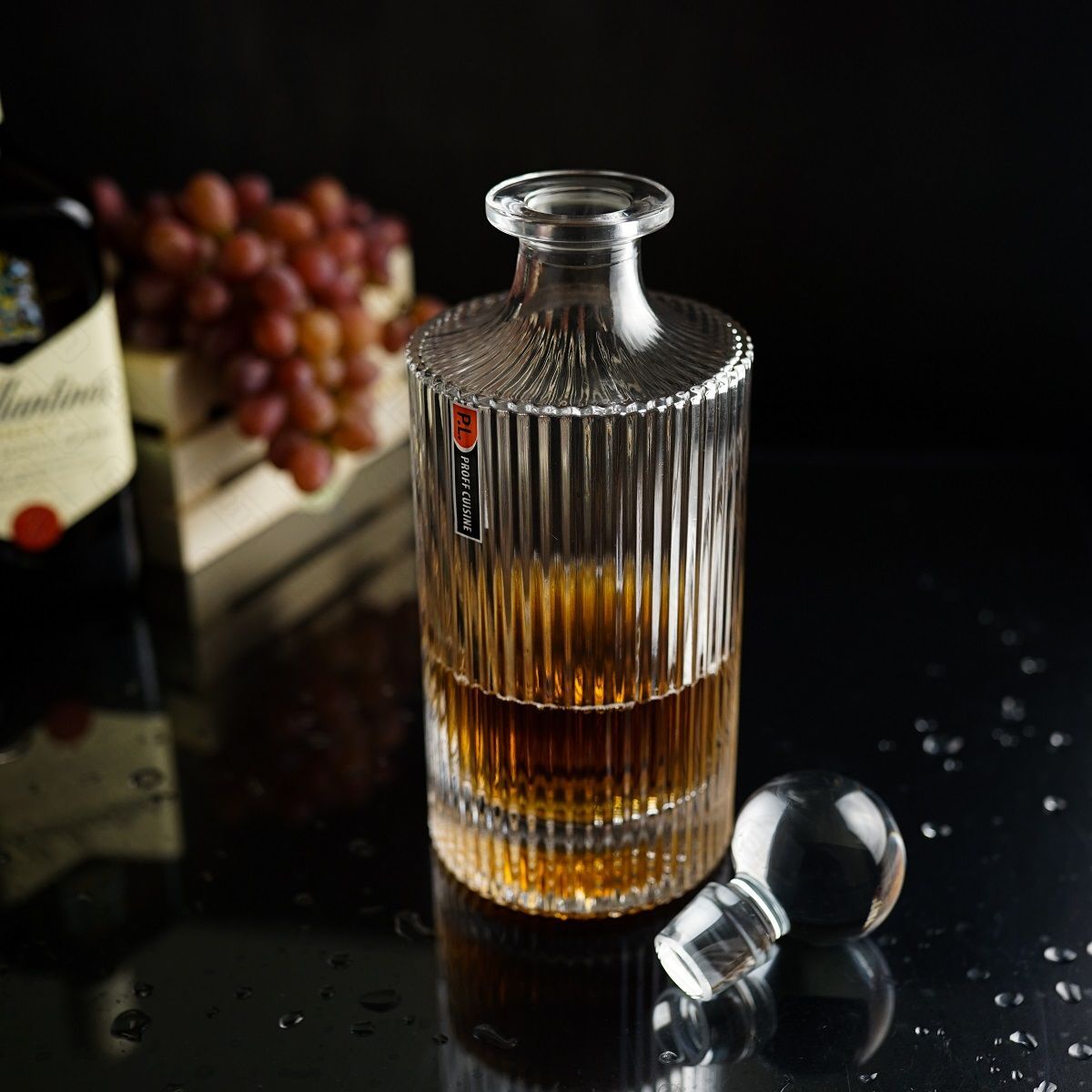Штоф с крышкой Time 800 мл стекло PL - BarWare
