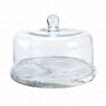 Тортовница со стеклянным колпаком h20 d28 PL-BarWare